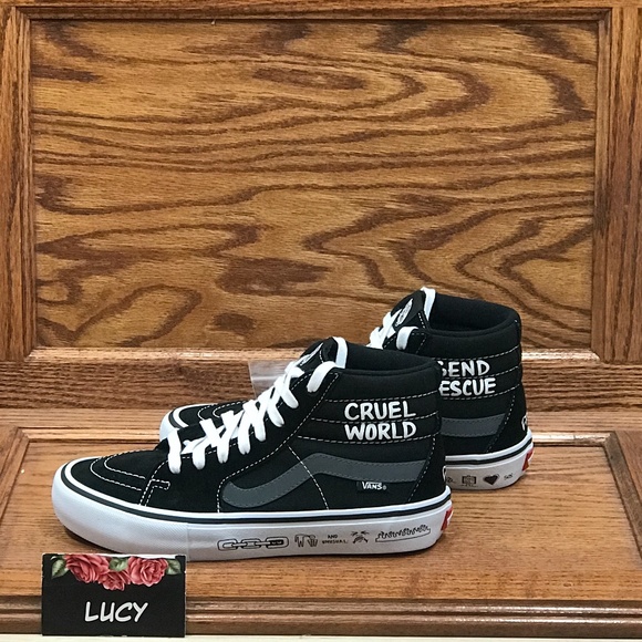 Vans Sk8-Hi Pro Cult Black White Shoes